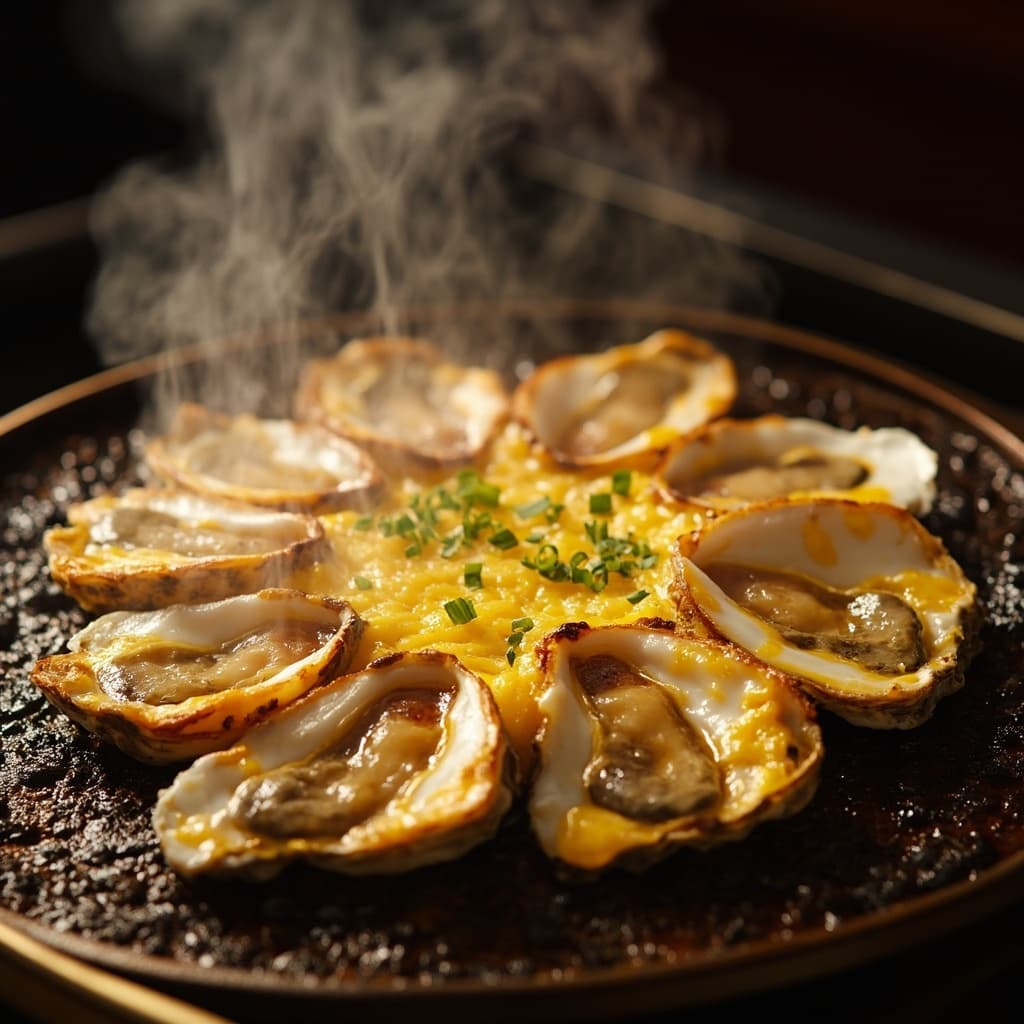 Food Oyster Omelet 02