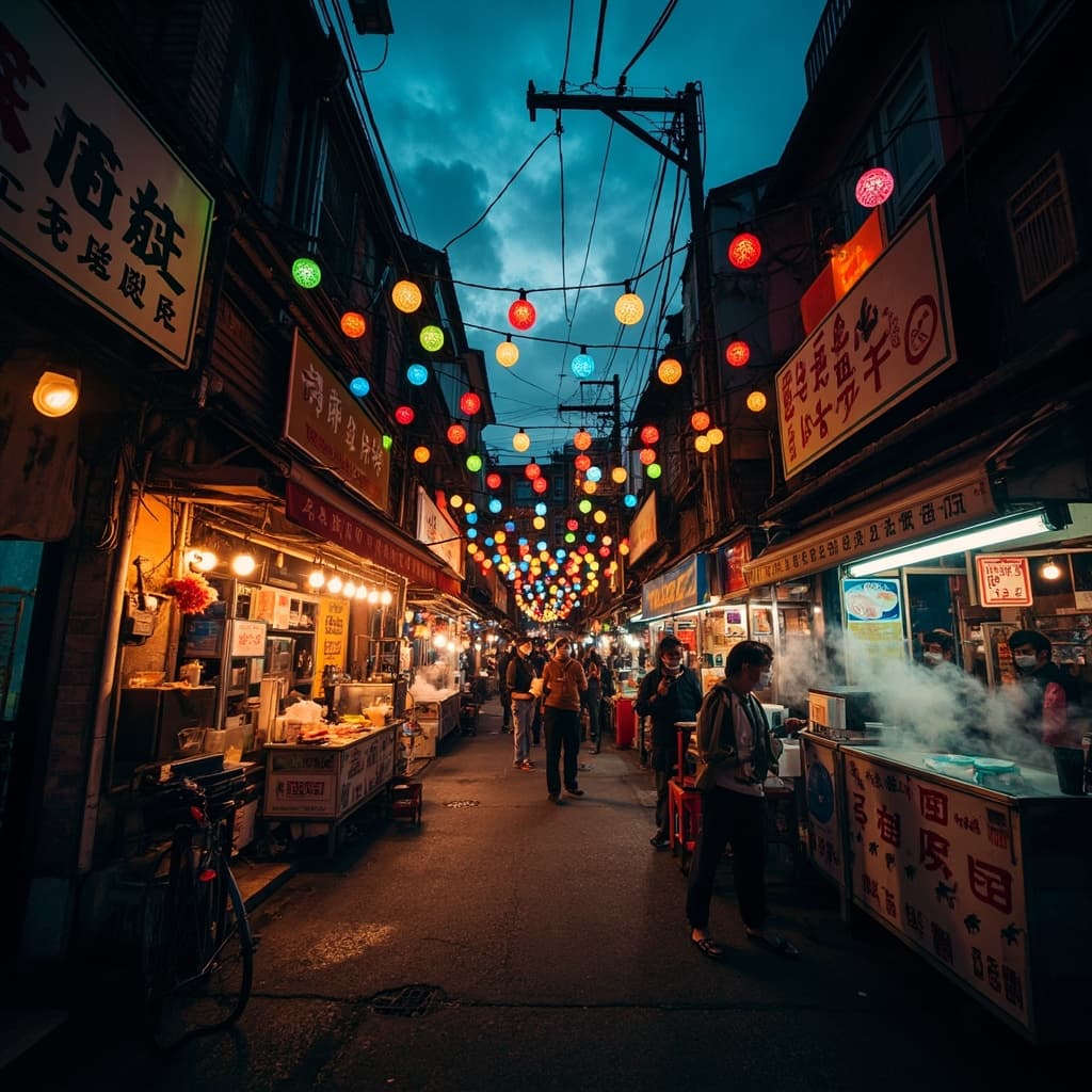 Street Night Alley