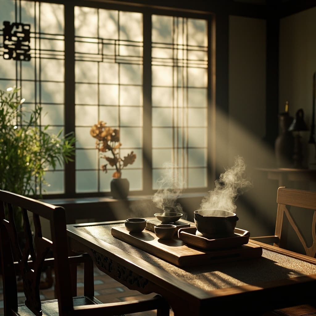 Taiwan Tea House Interior