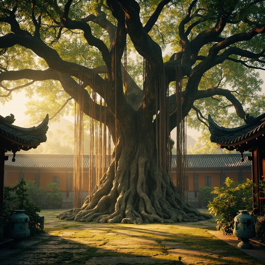 Temple Banyan Courtyard