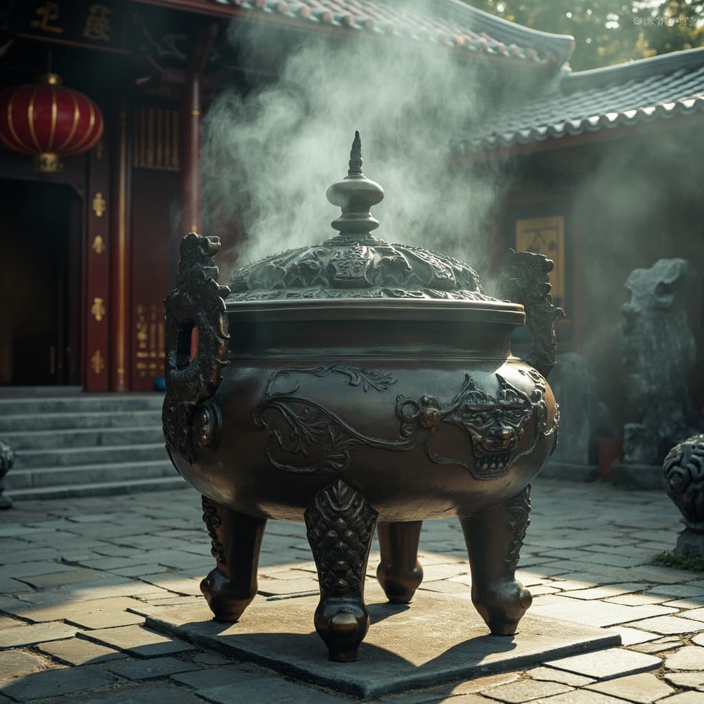Temple Incense Burner