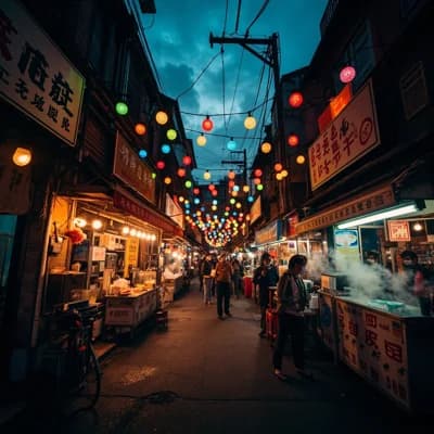 Street Night Alley