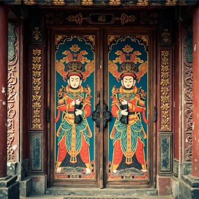 Temple Door Guardians