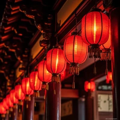 Temple Lantern Row